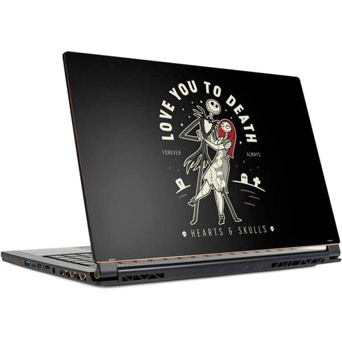 Disney The Nightmare Before Christmas Love You To Death MSI GS65 Stealth Laptop Skin