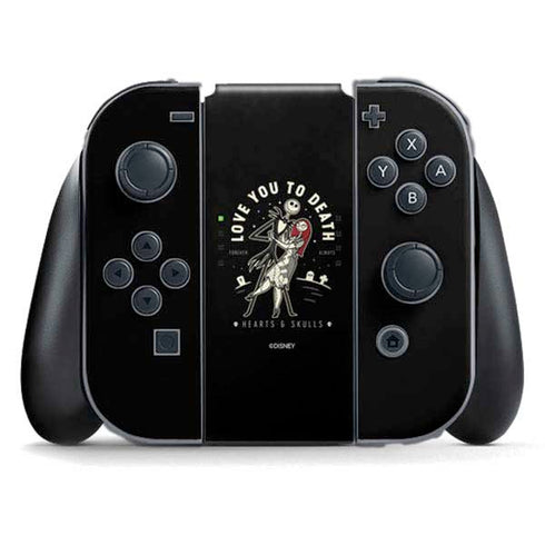 Disney The Nightmare Before Christmas Love You To Death Nintendo Switch (2017-2021) Joy-Con Controller Skin