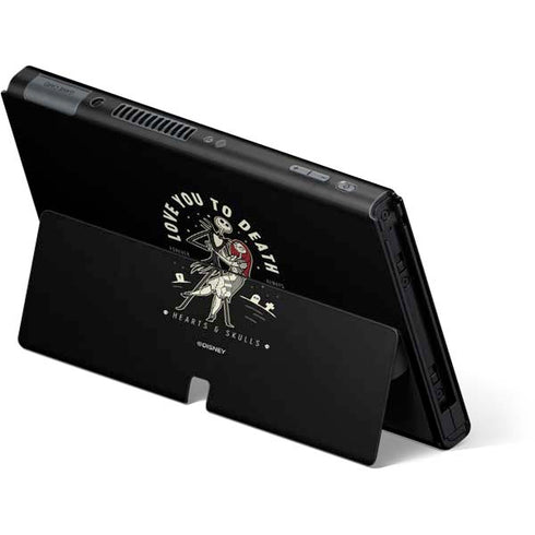 Disney The Nightmare Before Christmas Love You To Death Nintendo Switch OLED (2021) Skin