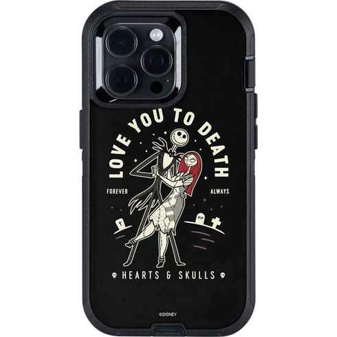 Disney The Nightmare Before Christmas Love You To Death Otterbox Defender iPhone Skin