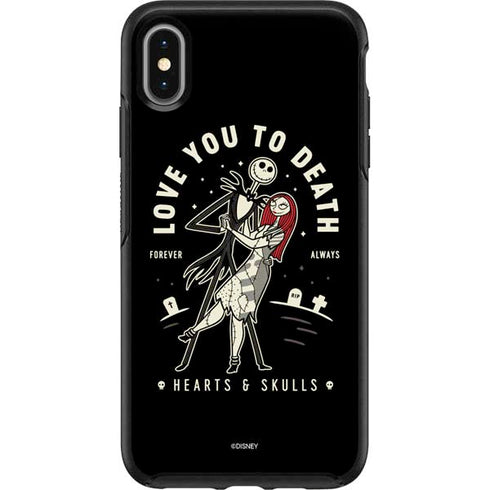 Disney The Nightmare Before Christmas Love You To Death Otterbox Symmetry iPhone Skin