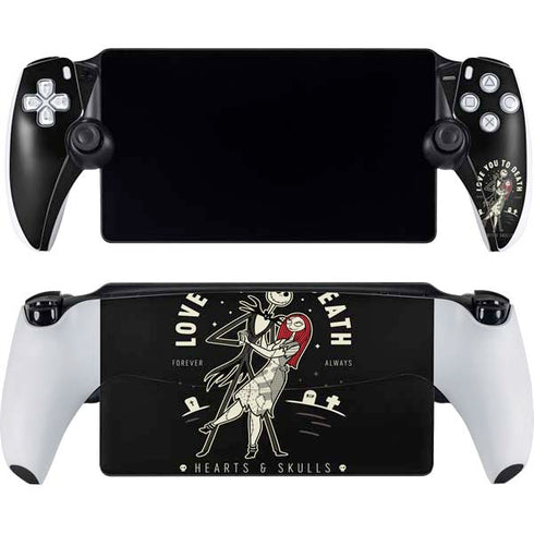 Disney The Nightmare Before Christmas Love You To Death PlayStation Portal Remote Player Skin