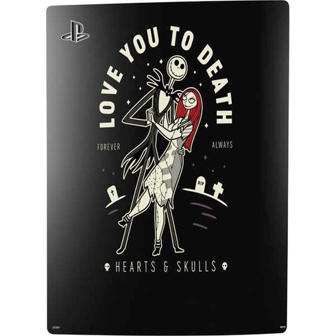 Disney The Nightmare Before Christmas Love You To Death PS5 Console Skin
