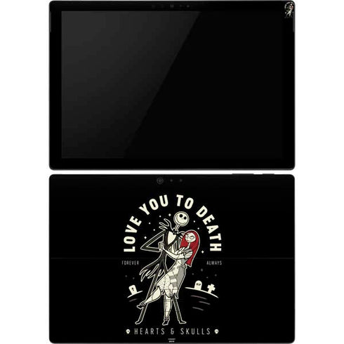 Disney The Nightmare Before Christmas Love You To Death Surface Pro 6 Skin