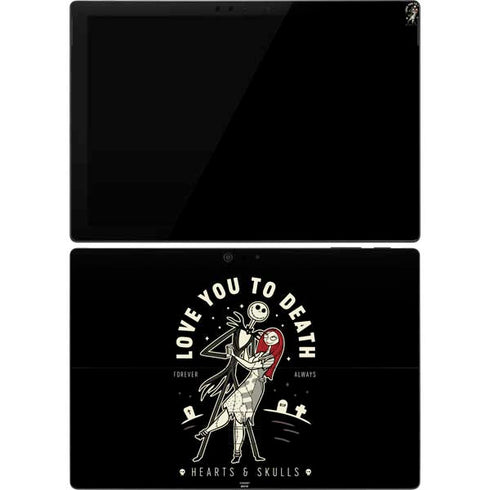Disney The Nightmare Before Christmas Love You To Death Surface Pro 7 Skin