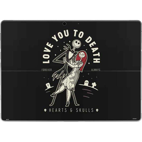 Disney The Nightmare Before Christmas Love You To Death Surface Pro 8 Skin