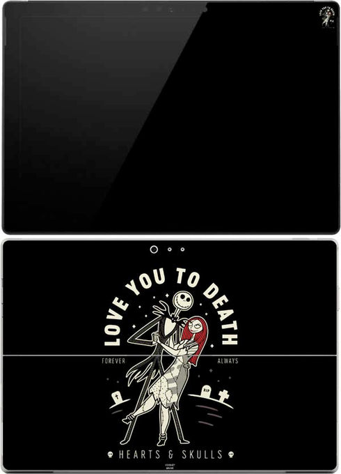 Disney The Nightmare Before Christmas Love You To Death Surface Pro (2017) Skin