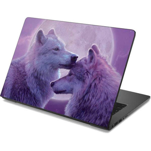 Vincent Hie Loving Wolves Dell Chromebook Skin
