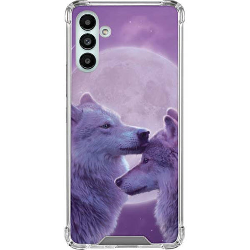 Vincent Hie Loving Wolves Galaxy A13 5G Clear Case