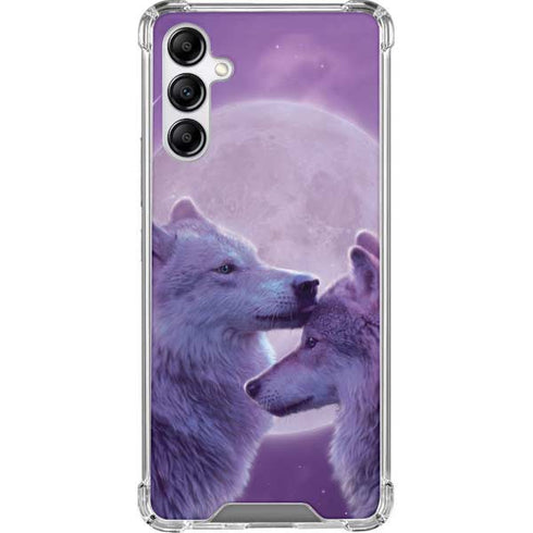 Vincent Hie Loving Wolves Galaxy A14 5G Clear Case