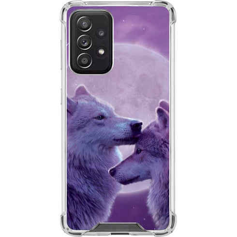 Vincent Hie Loving Wolves Galaxy A52 5G Clear Case