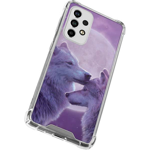 Vincent Hie Loving Wolves Galaxy A53 5G Clear Case