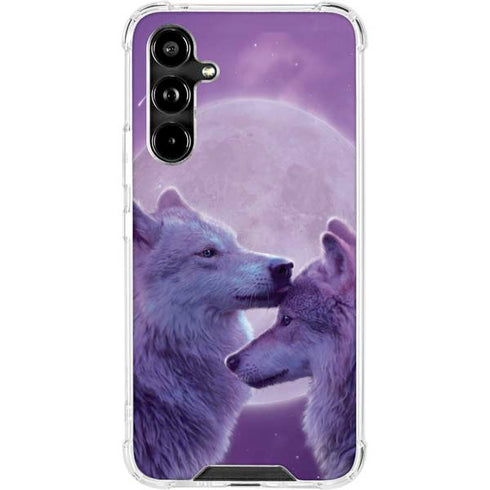 Loving Wolves by Vincent Hie Galaxy A54 5G Clear Case
