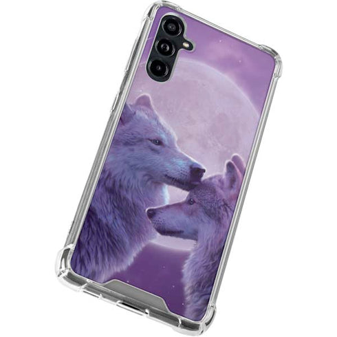 Loving Wolves by Vincent Hie Galaxy A54 5G Clear Case