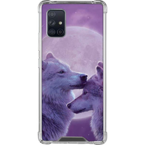 Vincent Hie Loving Wolves Galaxy A71 5G Clear Case