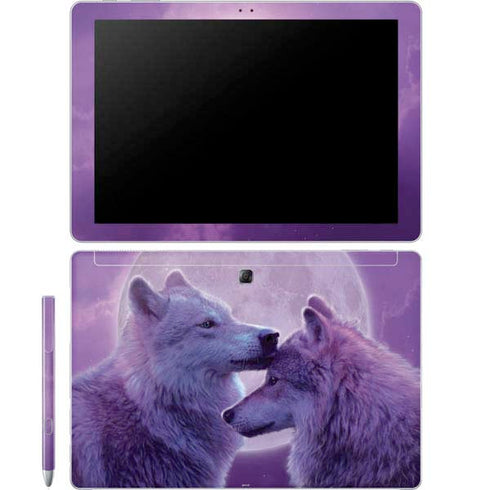 Vincent Hie Loving Wolves Galaxy Book 12in Skin
