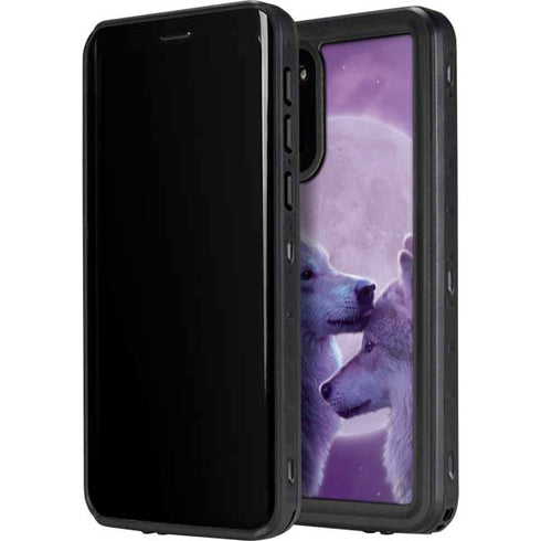 Vincent Hie Loving Wolves Galaxy S20 Plus Waterproof Case
