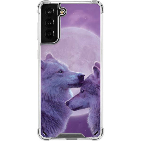 Vincent Hie Loving Wolves Galaxy S21 Plus 5G Clear Case