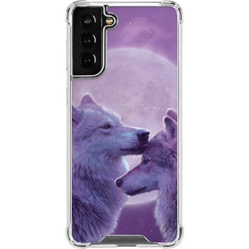 Vincent Hie Loving Wolves Galaxy S22 Plus Clear Case