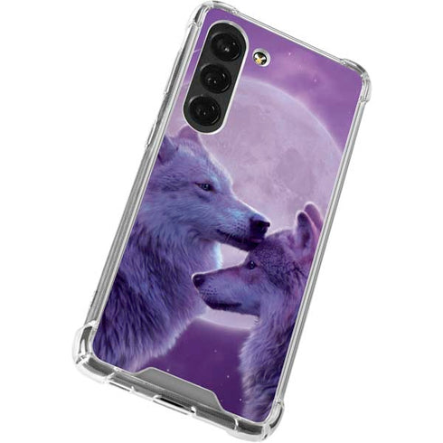 Vincent Hie Loving Wolves Galaxy S23 Clear Case