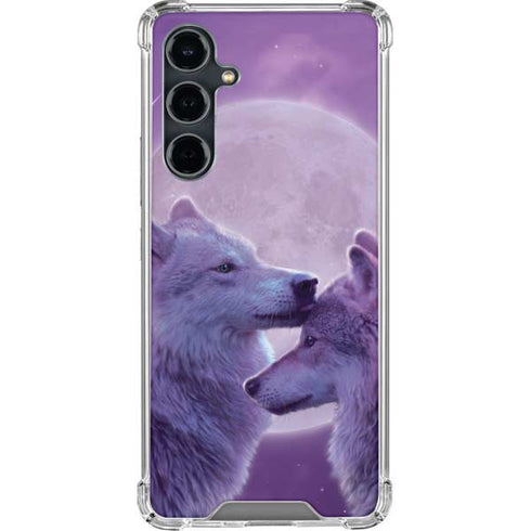 Loving Wolves by Vincent Hie Galaxy S23 FE Clear Case