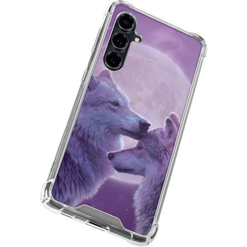 Loving Wolves by Vincent Hie Galaxy S23 FE Clear Case
