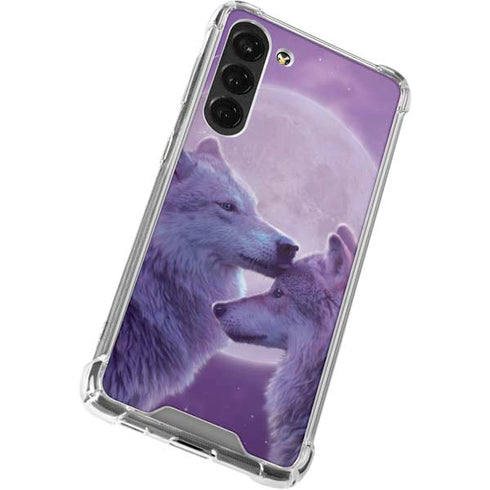 Vincent Hie Loving Wolves Galaxy S23 Plus Clear Case