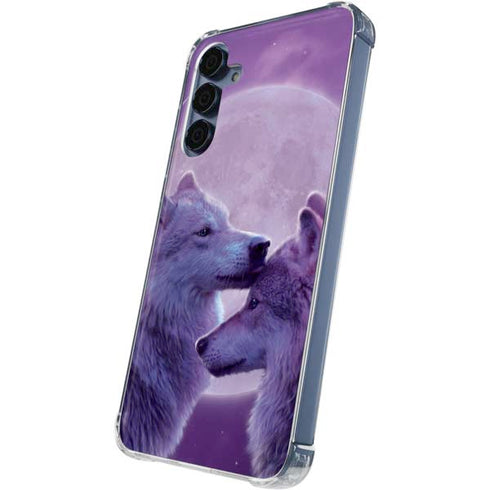 Loving Wolves by Vincent Hie Galaxy S24 Clear Case