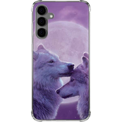 Loving Wolves by Vincent Hie Galaxy S24 Plus Clear Case