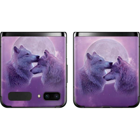 Vincent Hie Loving Wolves Galaxy Z Flip Skin
