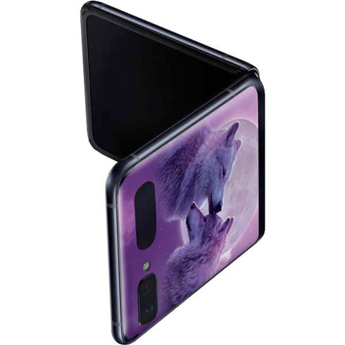 Vincent Hie Loving Wolves Galaxy Z Flip Skin