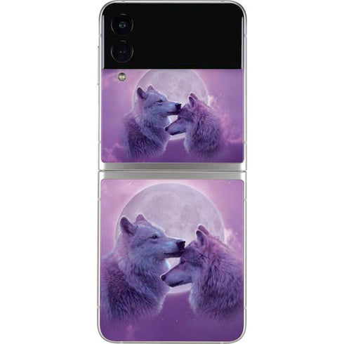 Vincent Hie Loving Wolves Galaxy Z Flip4 5G Skin
