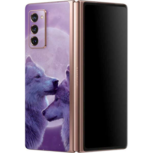 Vincent Hie Loving Wolves Galaxy Z Fold2 5G Skin