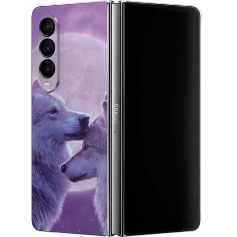 Vincent Hie Loving Wolves Galaxy Z Fold4 5G Skin