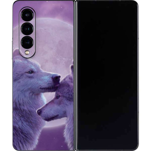 Vincent Hie Loving Wolves Galaxy Z Fold4 5G Skin