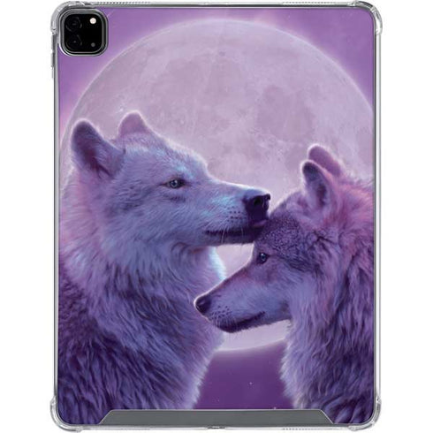 Vincent Hie Loving Wolves iPad Pro 12.9in (2020) Clear Case