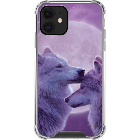 Vincent Hie Loving Wolves iPhone 12 Clear Case
