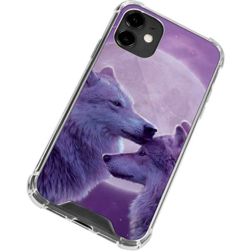 Vincent Hie Loving Wolves iPhone 12 Clear Case