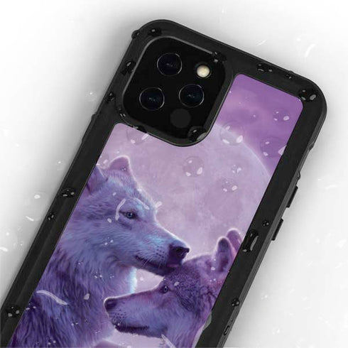 Vincent Hie Loving Wolves iPhone 12 Pro Waterproof Case