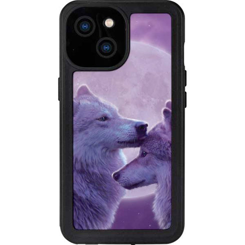 Vincent Hie Loving Wolves iPhone 13 Mini Waterproof Case
