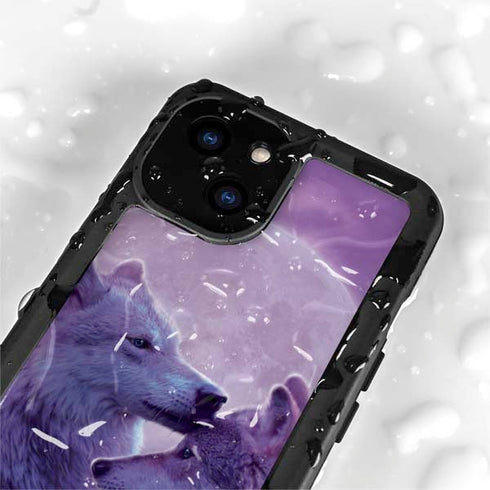 Vincent Hie Loving Wolves iPhone 13 Mini Waterproof Case