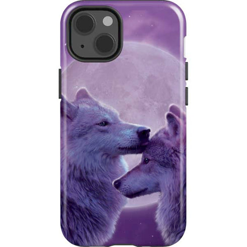 Loving Wolves by Vincent Hie iPhone 15 Impact Case