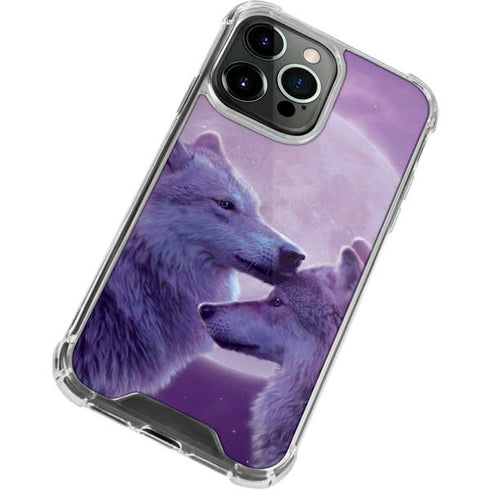 Vincent Hie Loving Wolves iPhone 14 Pro Clear Case