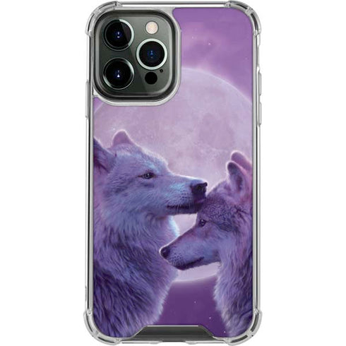 Loving Wolves by Vincent Hie iPhone 15 Pro Max Clear Case