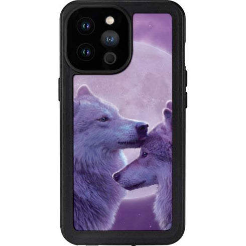 Vincent Hie Loving Wolves iPhone 14 Pro Max Waterproof Case