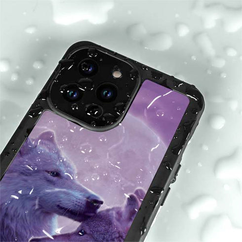 Vincent Hie Loving Wolves iPhone 14 Pro Max Waterproof Case
