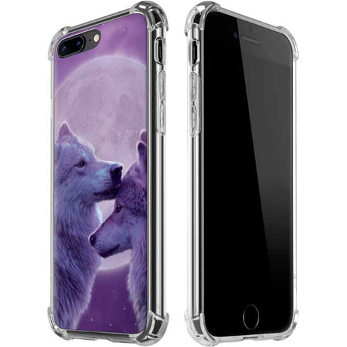 Loving Wolves by Vincent Hie iPhone 7/8 Plus Clear Case