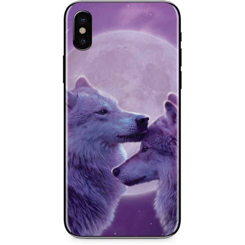 Vincent Hie Loving Wolves iPhone X Skin