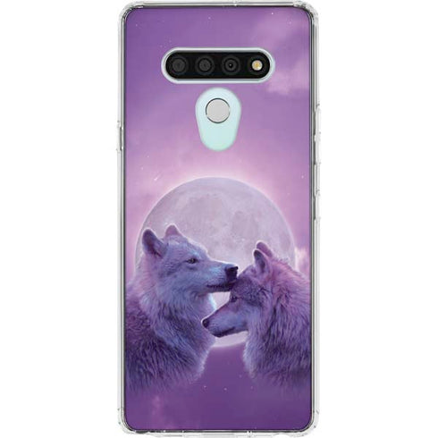 Loving Wolves by Vincent Hie LG Stylo 6 Clear Case