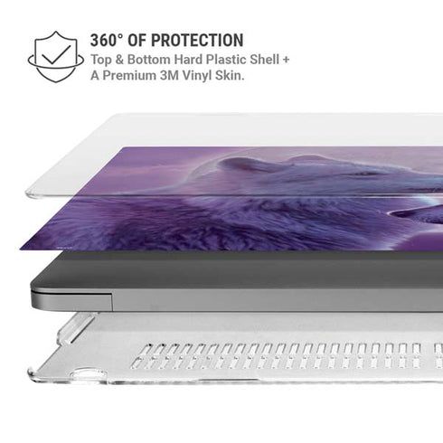 Loving Wolves by Vincent Hie MacBook Pro 16in (2021-25) Case plus Skin